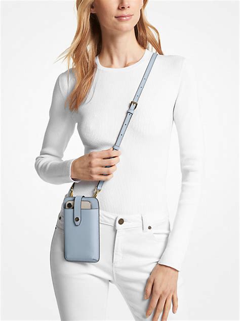 michael kors crossbody smartphone case douglas|michael kors cell phone crossbody.